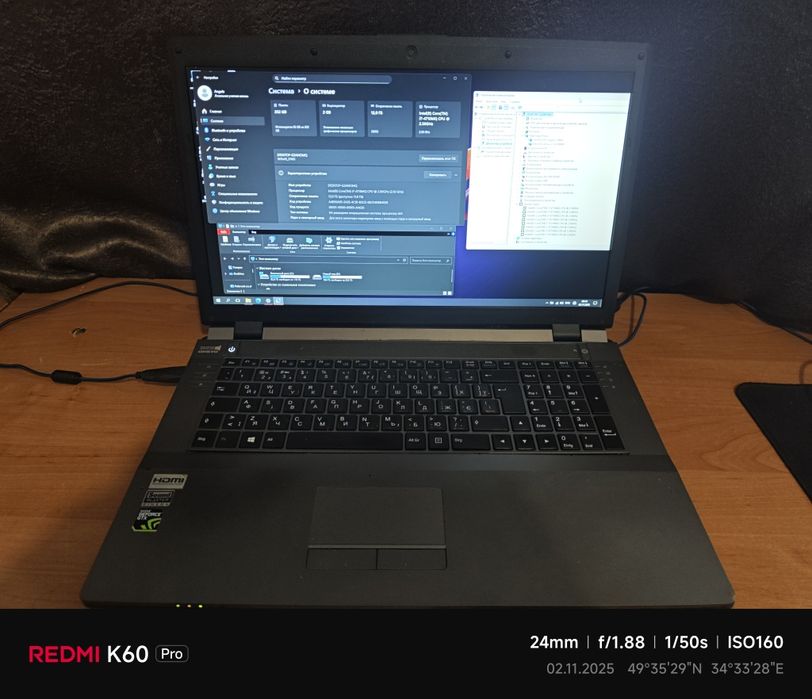 Игравой ноутбук clevo w370ss i7 GTX 860m 12gb ОЗУ