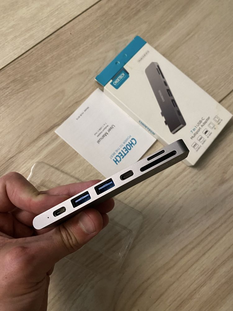 Macbook Choetech (HUB-M14) 7-In-1 USB-C Multiport Adapter