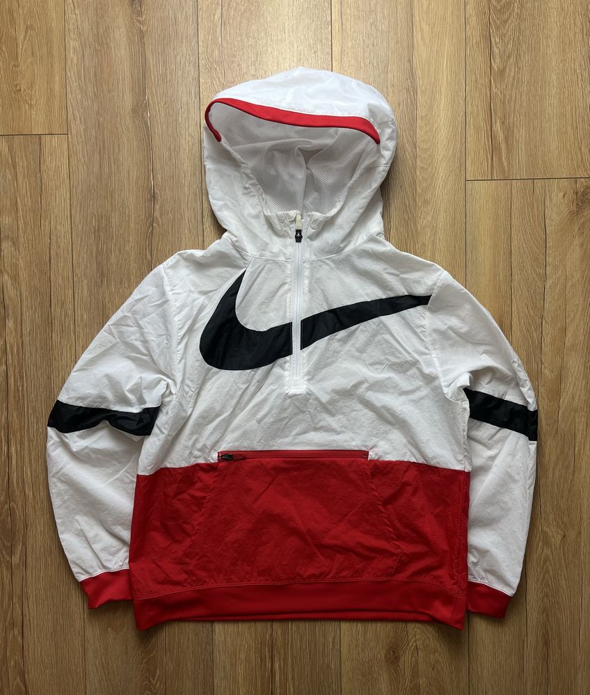 Nike Big Swoosh Kurtka Wiatrówka Anorak Drill Rap Streetwear