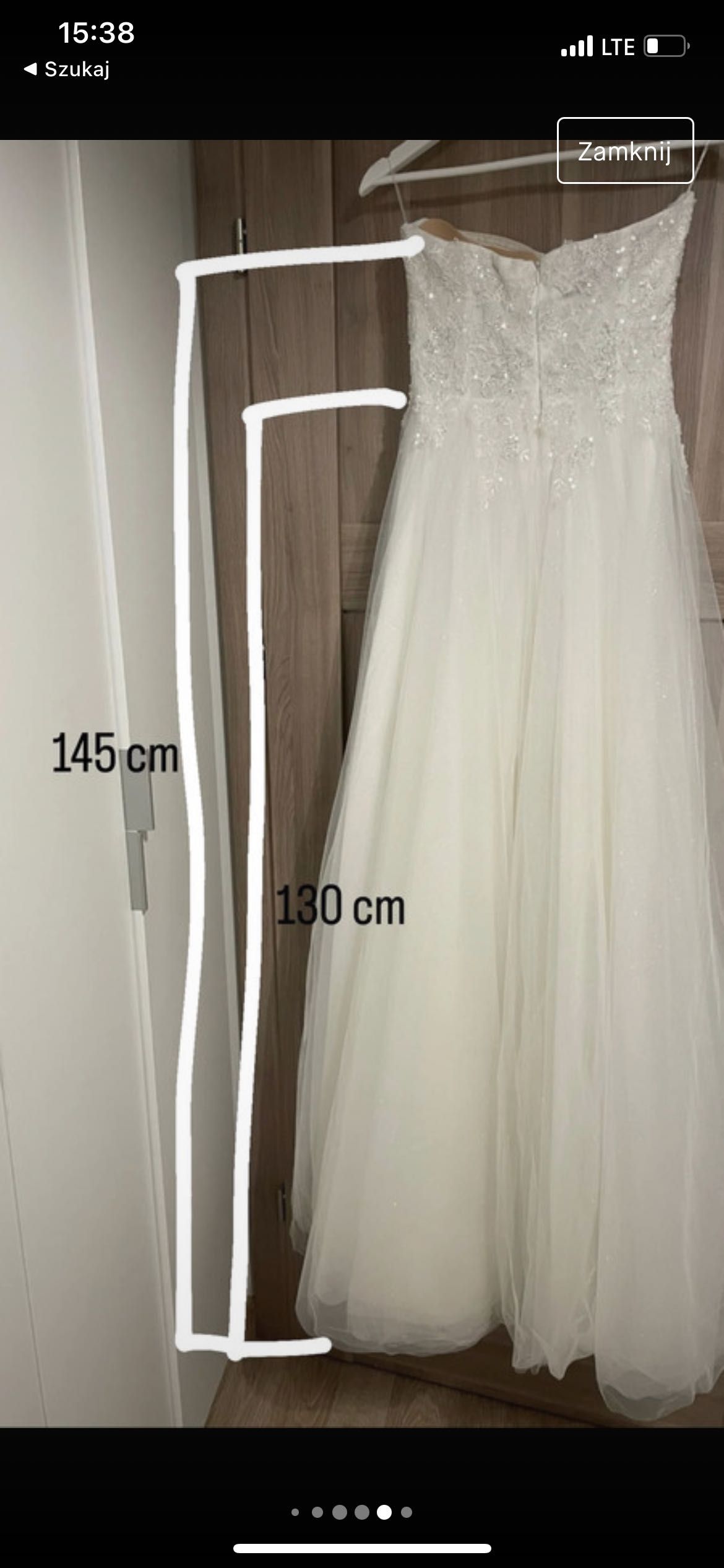 Suknia ślubna Mariees rozmiar M 38