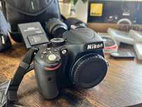 Nikon D5100 Full zestaw + Obiektyw Nikkor 55-200