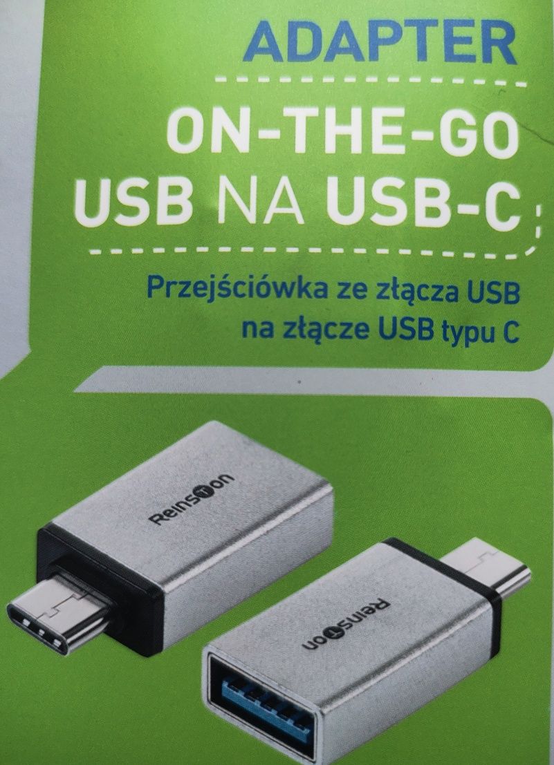Adapter OTG gniazdo USB na wtyk Typ-C