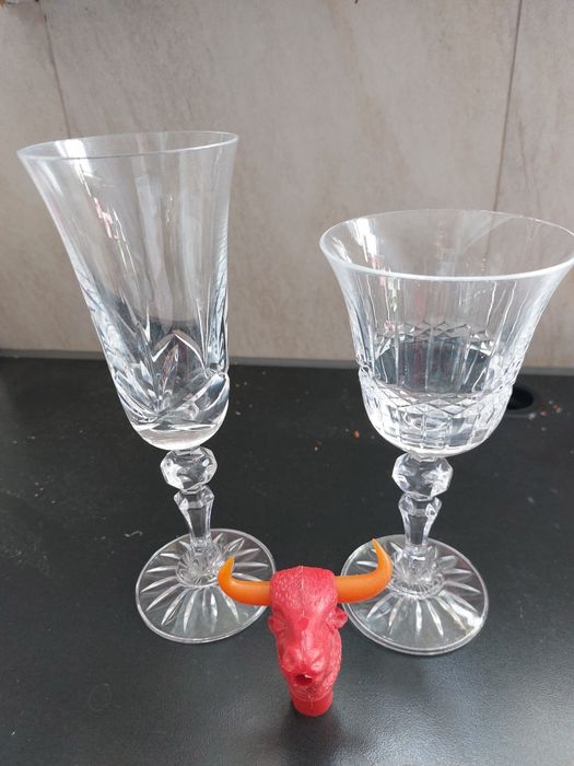 Kryształ- PRL- Dwa Kieliszki Kryształowe+GRATIS! NALEWAK!!!