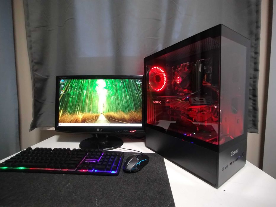 Mocny zestaw komputerowy do gier i5 / SSD / HDD / Radeon 8GB