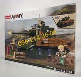 Конструктор SLUBAN M38-B1110 Американский танк M4 SHERMAN