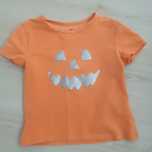 Koszulka dynia Halloween pomarańczowa h&m 116