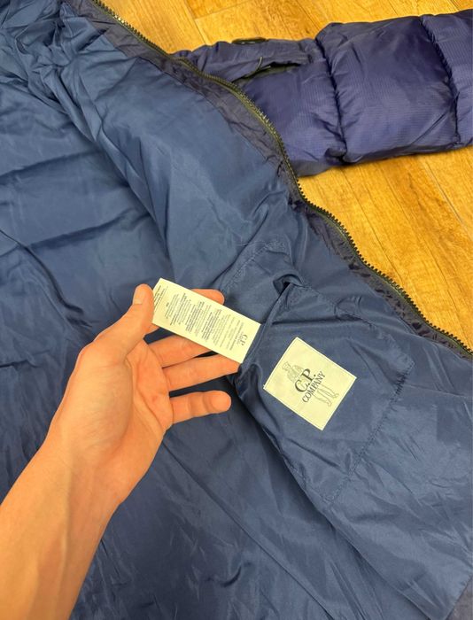 !Без Передплат! Синій пуховик CP Company DD Shell