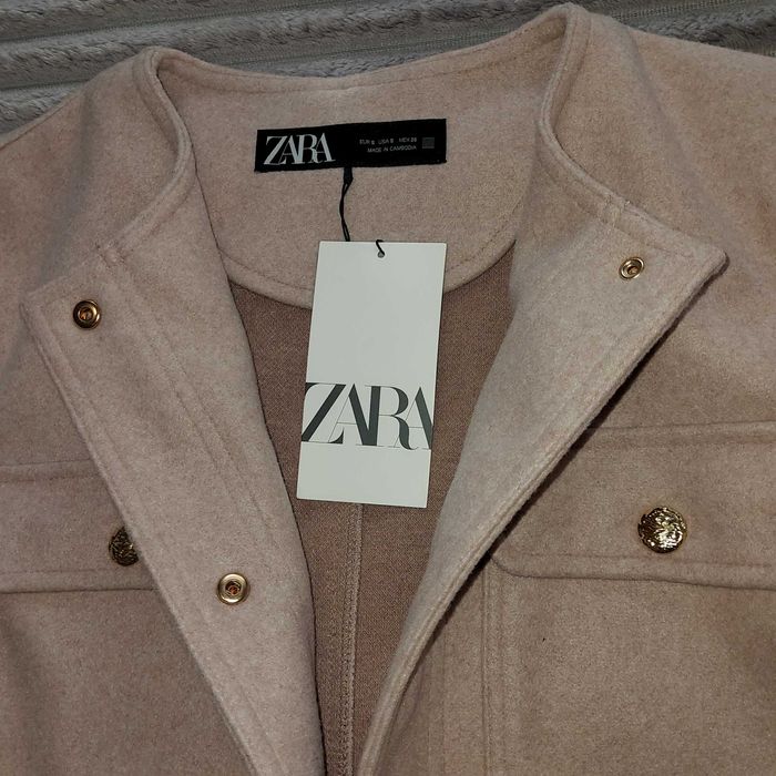 Куртка жакет S Zara демісезонна тепла м'яка жіноча нова колекція