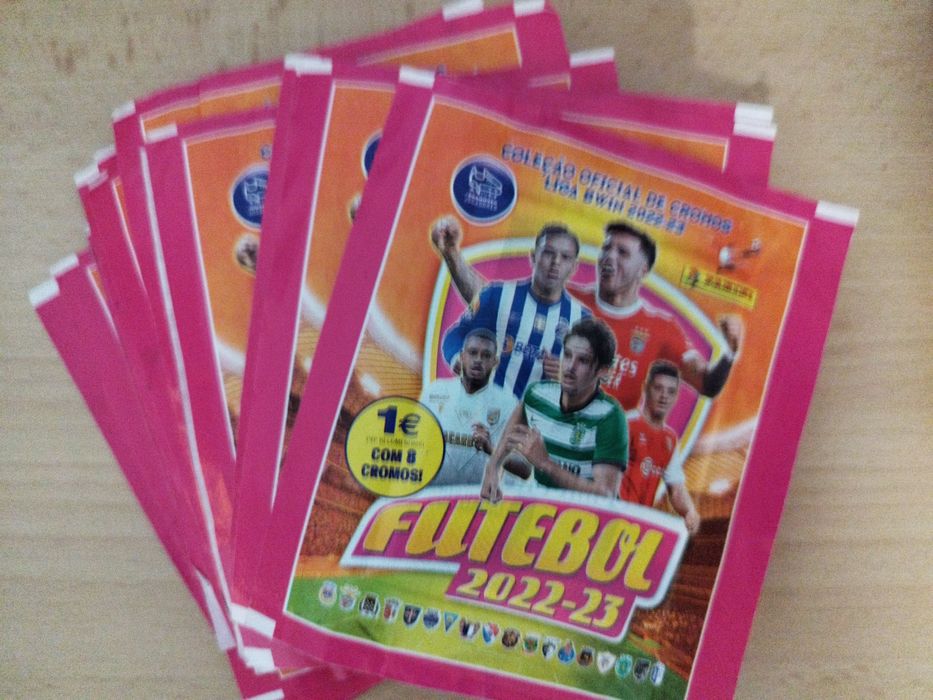4 Carteiras de cromos futebol época 22/23