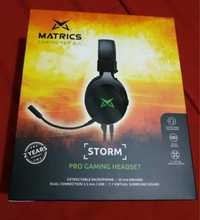 Headset Gaming Storm 7.1 USB Preto Matrics