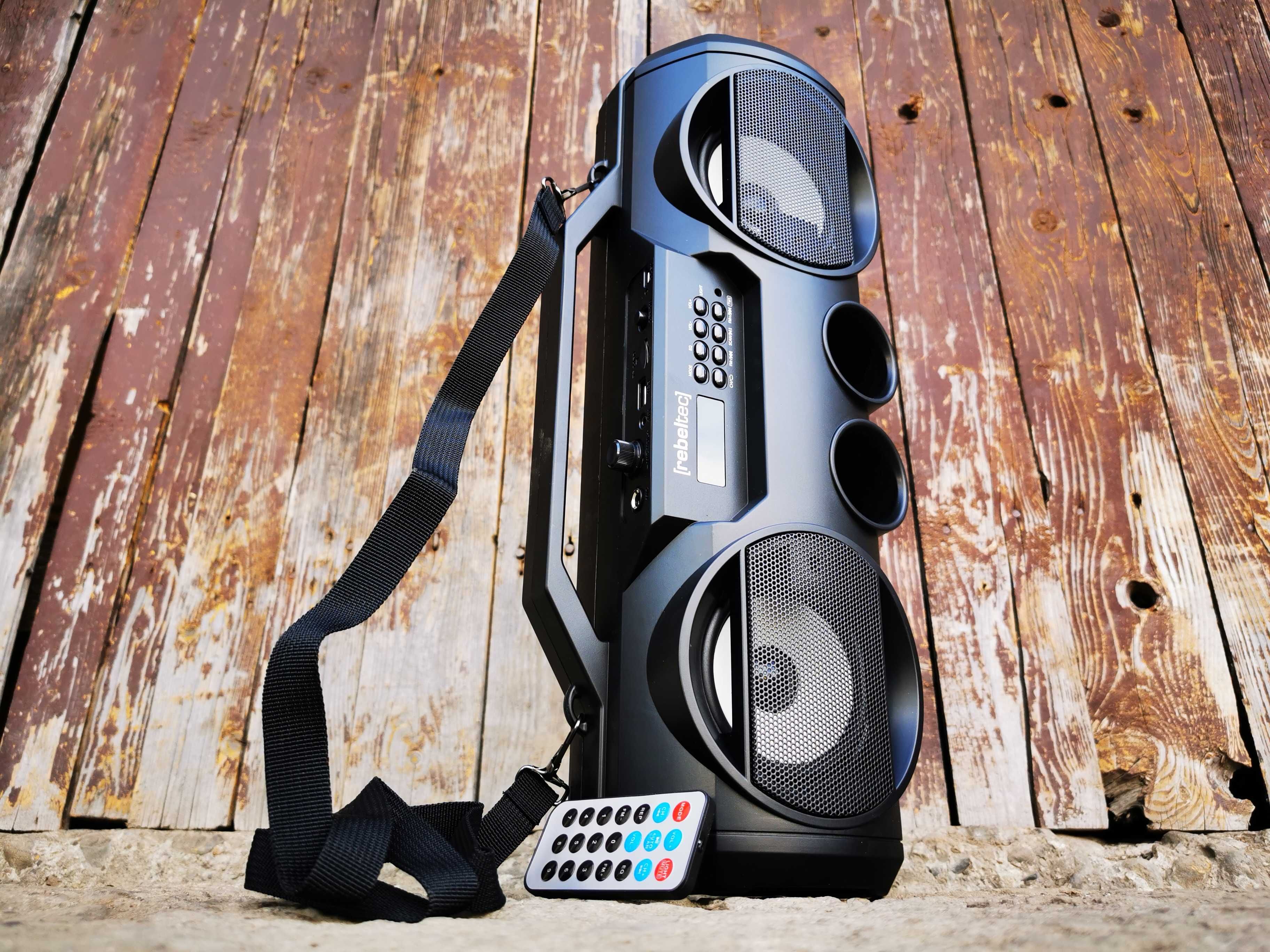 BOOMBOX Subwoofer Głośnik BLUETOOTH Radioodtwarzacz MP3 Wieża Karaoke