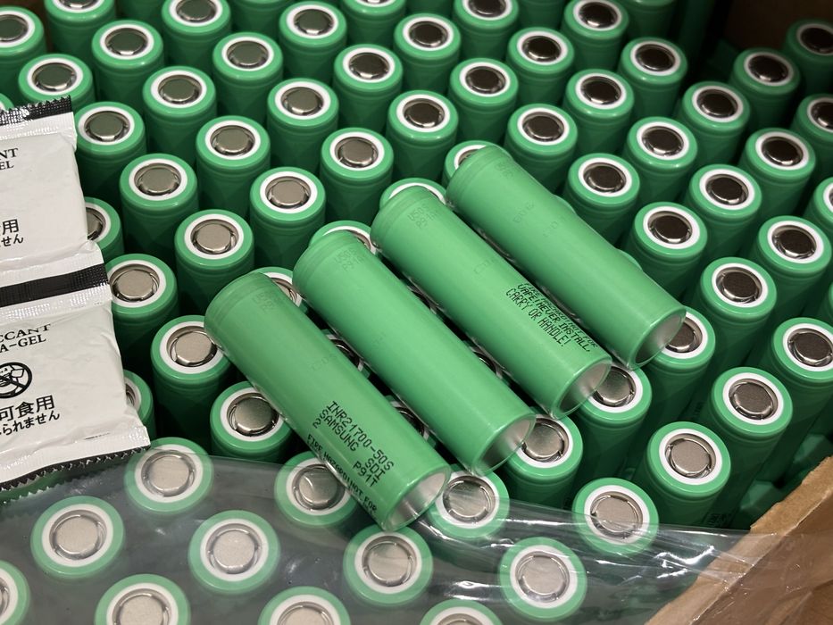 5000mAh 21700 Samsung 50S 45A высокотоковый аккумлятор