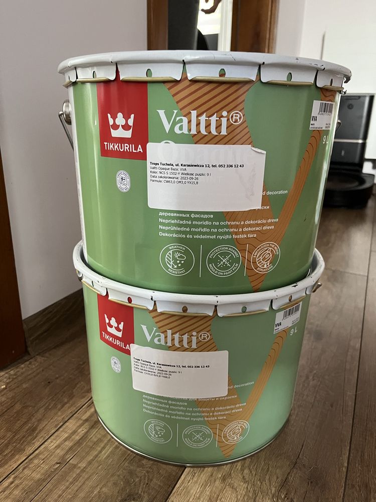 Farba Tikkurila Valtti Opaque 3 x 9 litrow
