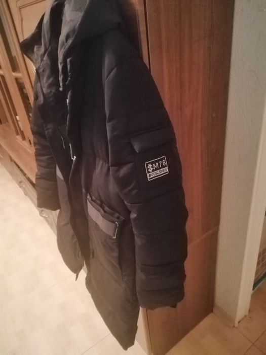 Куртка чоловіча подовжена чьочна зимова размер М