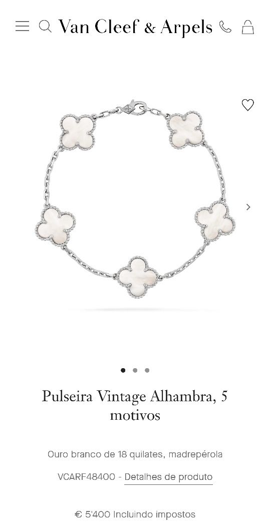 Pulseira e colar Van Cleef & Arpels