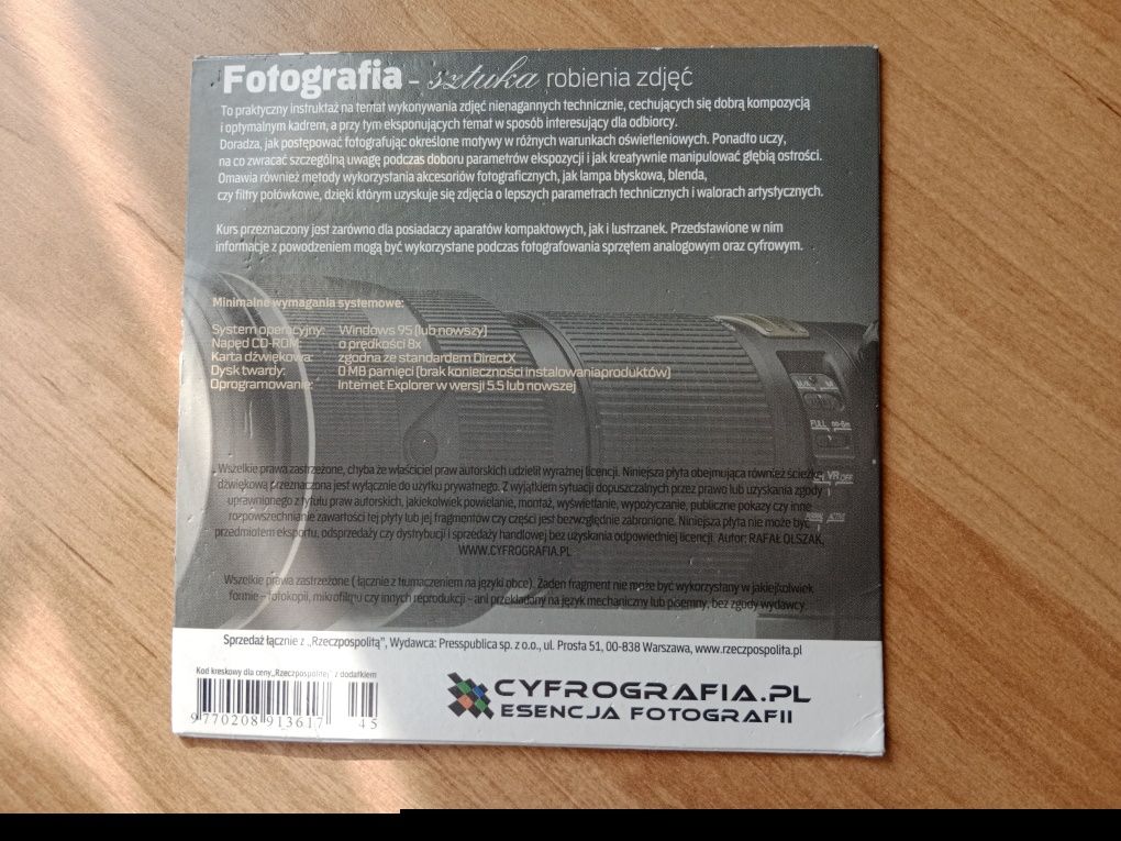 Płyta CD Fotografia - sztuka robienia zdjęć