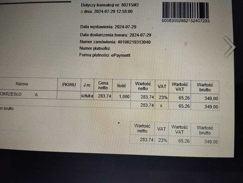 NOWE Krzesełko do karmienia KINDERKRAFT FINI
