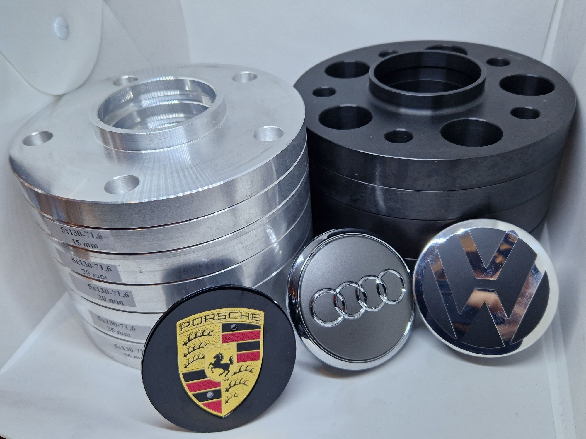 Проставки для легкосплавних дисків 5×130 71,6 Audi/Porsche/Volkswagen