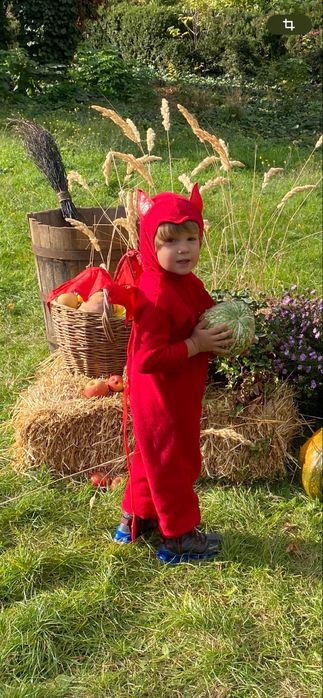 Костюми мухомор, білочка, заяць, хеллоуин на хлопчика прокат