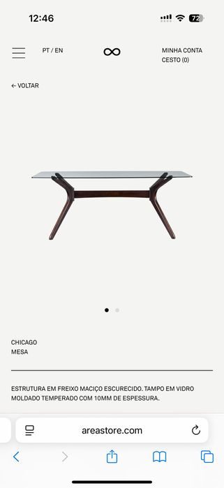 Mesa jantar da loja AREA