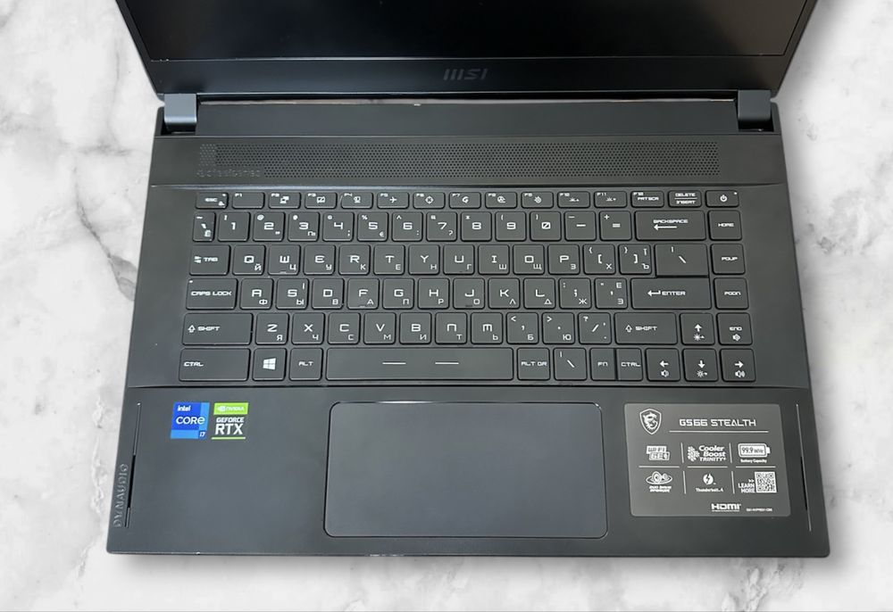 Гарантія! MSI GS66 i7-11800H/RTX 3080 16gb/32gb ddr4/1TB/2K QHD 165Hz