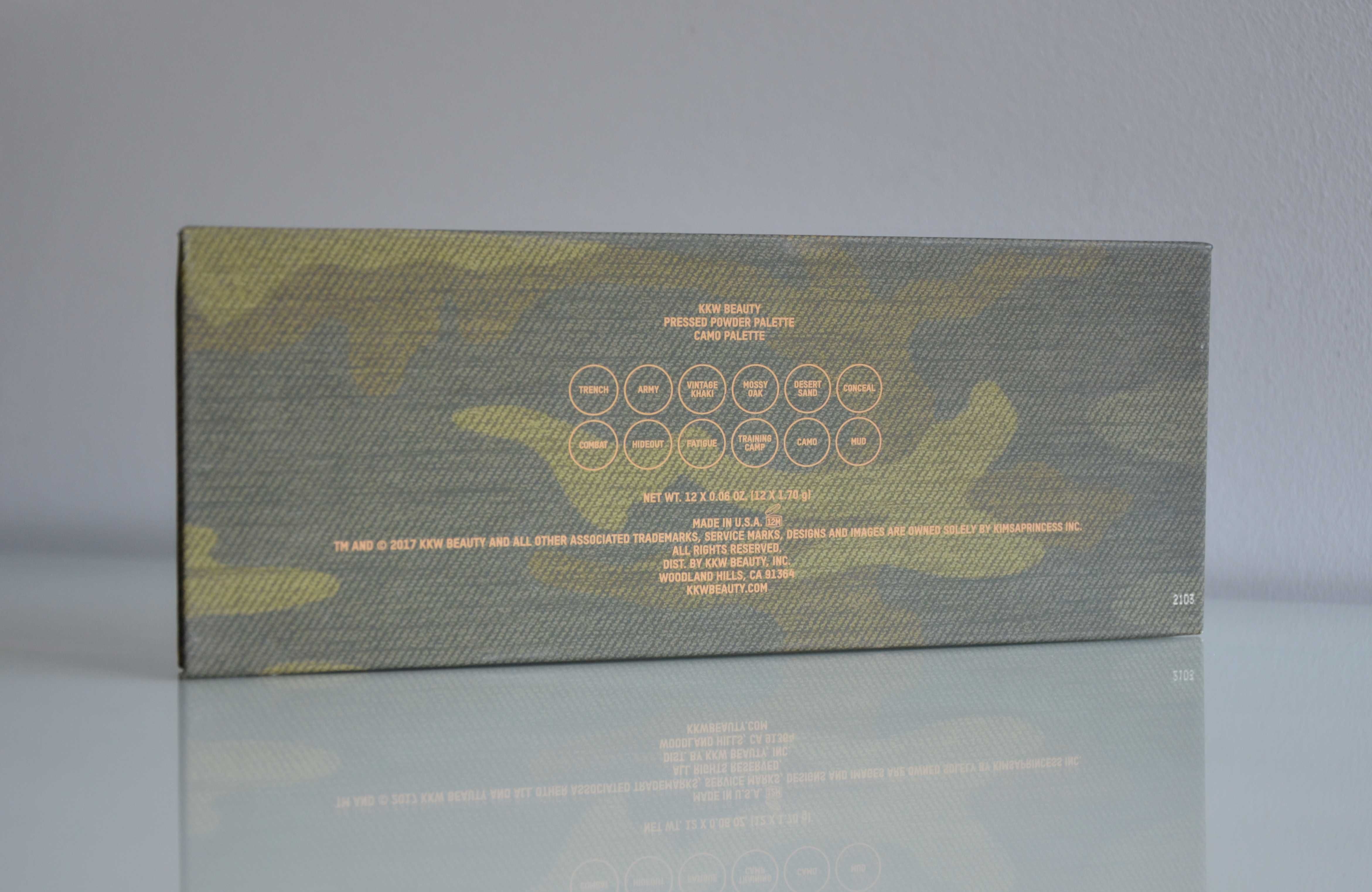 KKW Beauty Camo Palette paleta cieni ORYGINAŁ