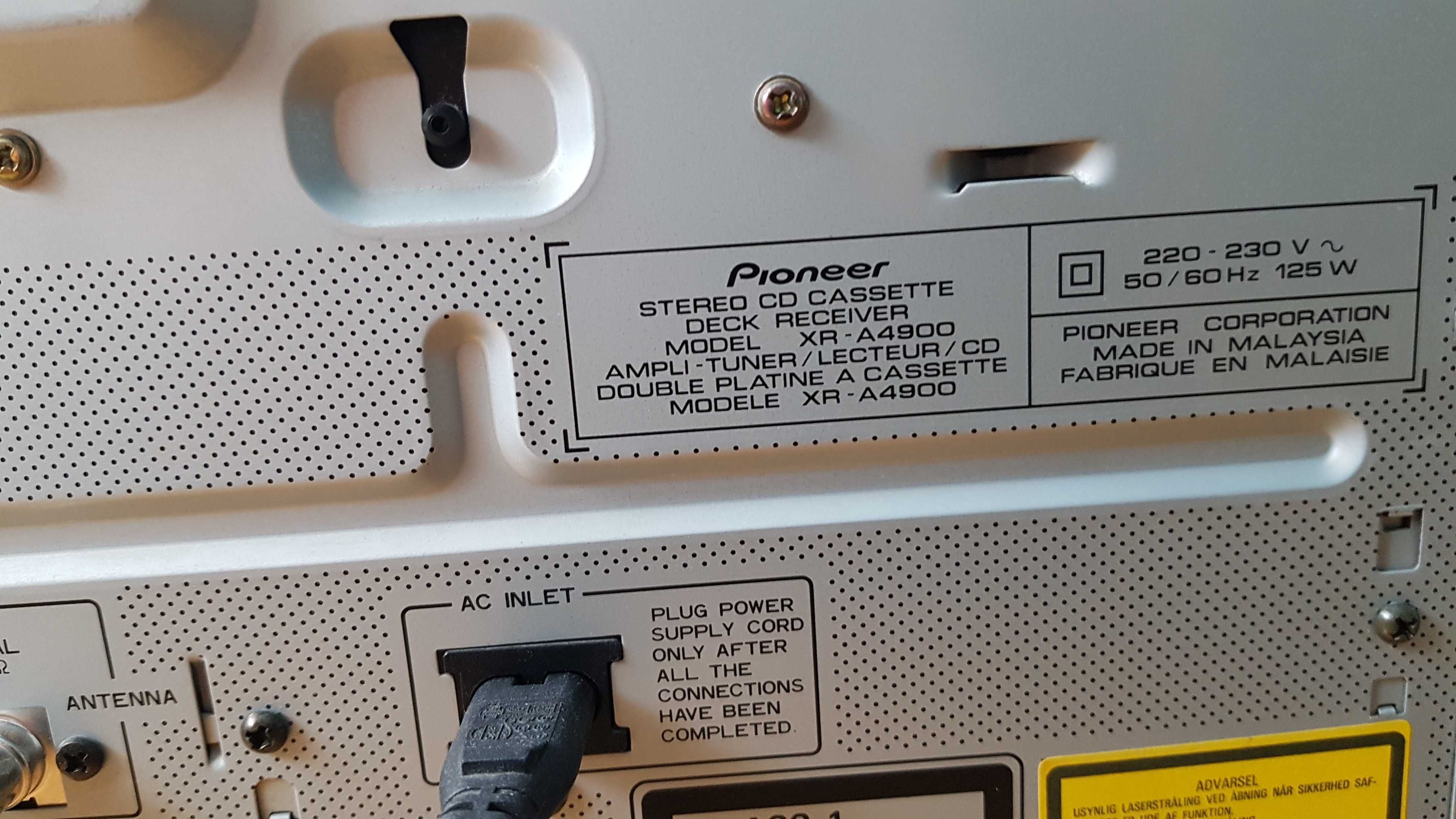 Wieza Pioneer XR-A4900 XR Pioneer wieża A4900 A 4900 pilot
