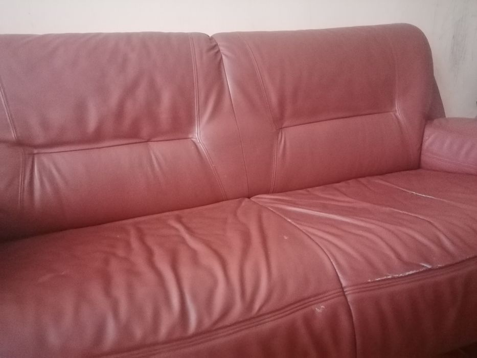 Kanapa i fotel skórzane