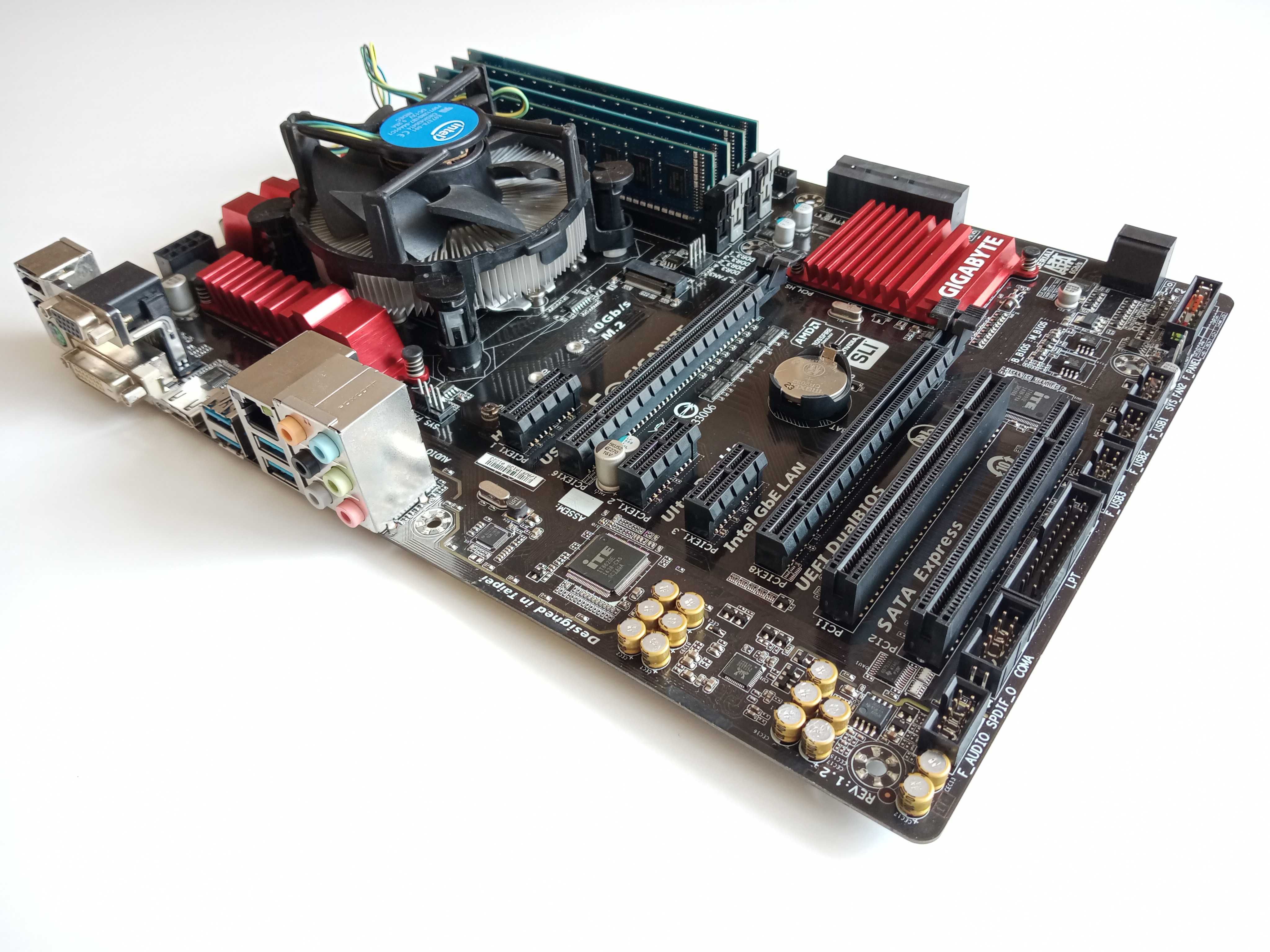 Zestaw: GIGABYTE GA-Z97X-SLI + INTEL Core i5-4670k + 16GB DDR3 1600MHz