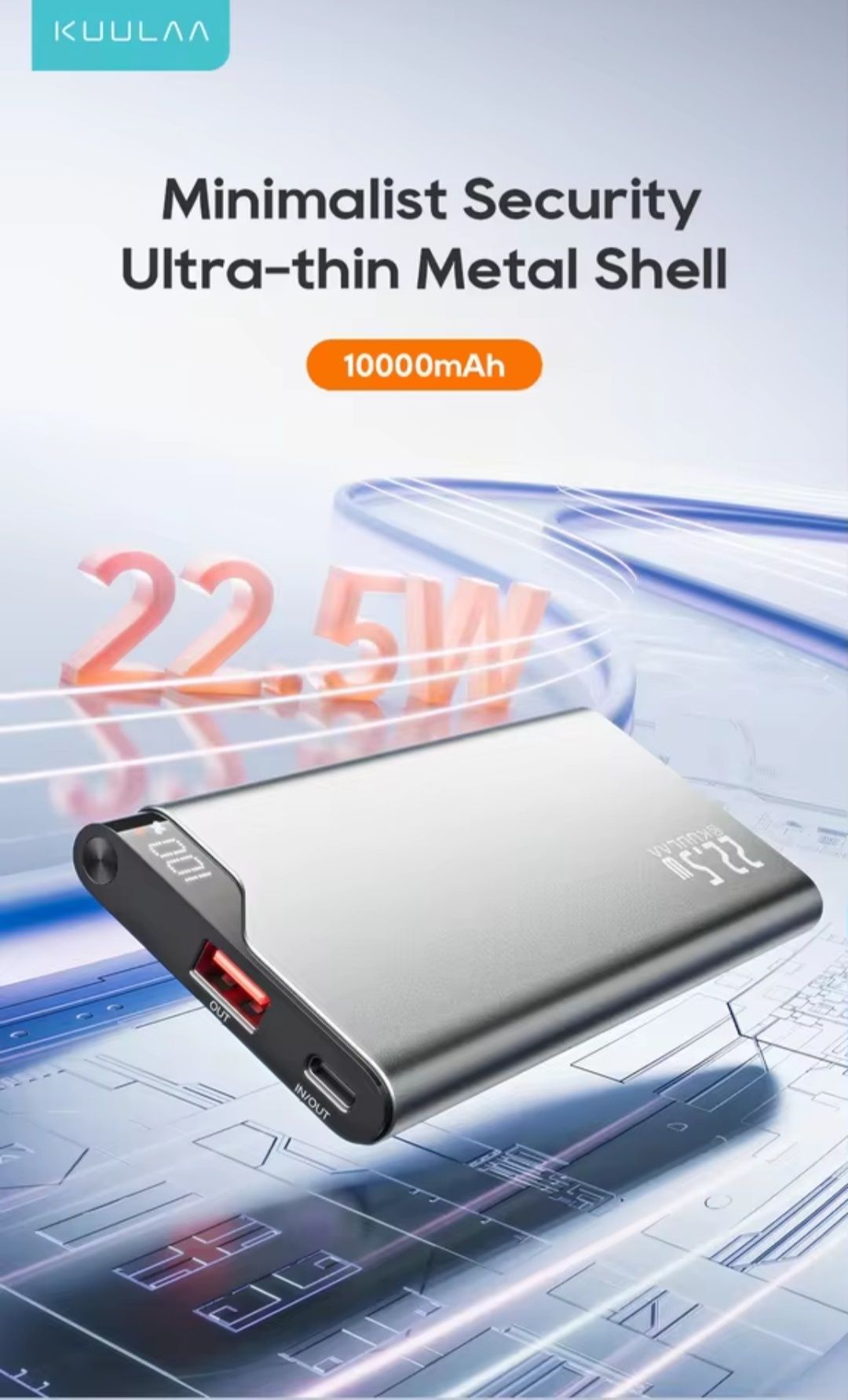 Повербанки ZMI QB826, 200W, 25000mAh.Baseus Blade H1 100 Вт 20000 мАч