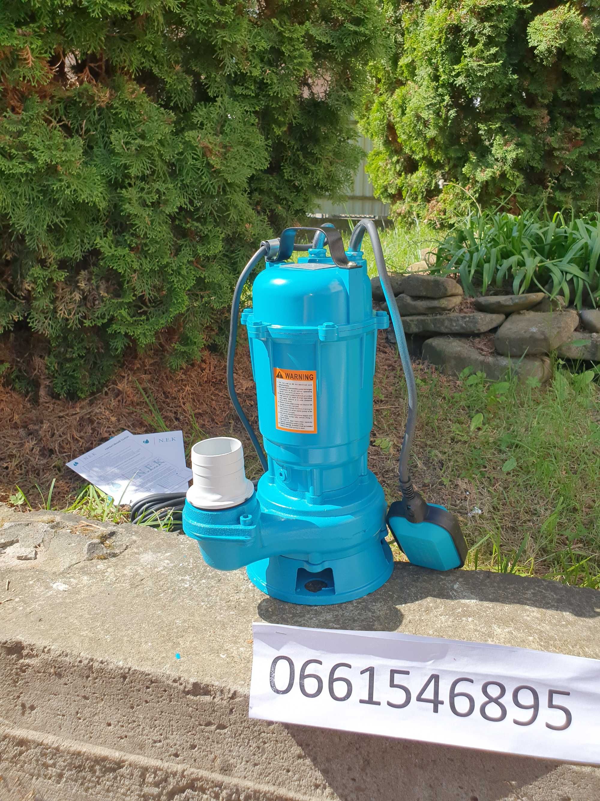 фекальний дренажний насос з ножем 2,7 kw ТІЛЬКИ ДОСТАВКА ПОШТОЮ
