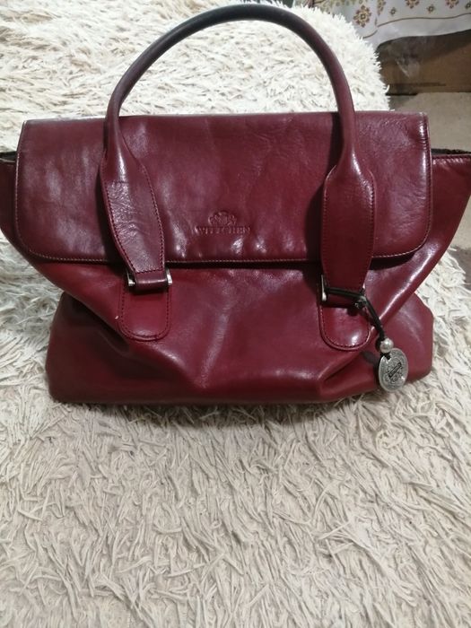 Жіноча кожана сумка