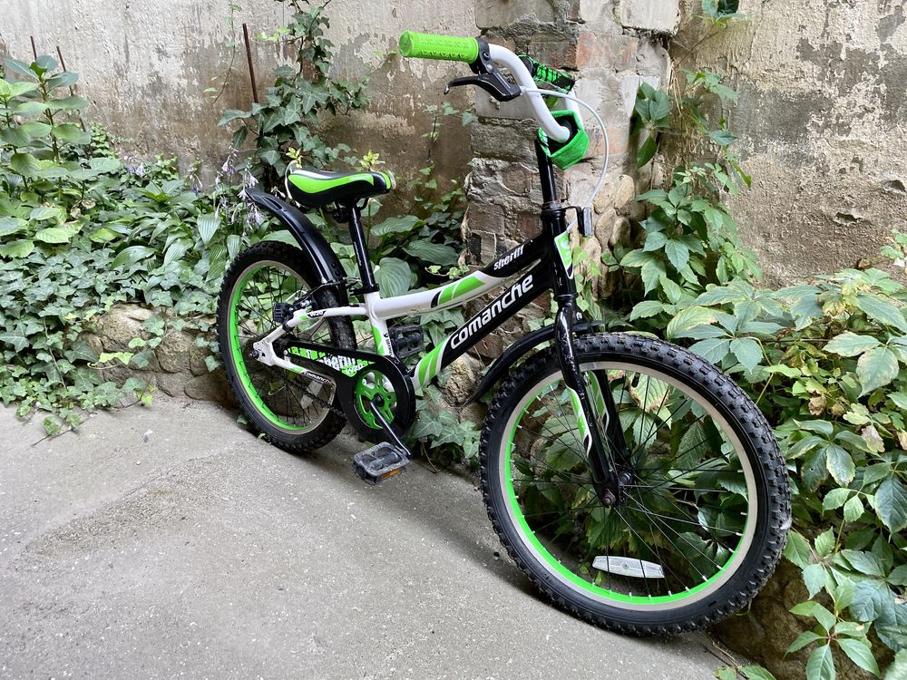 Велосипед Велосипед Comanche Sheriff W20 9", чорний-зелений