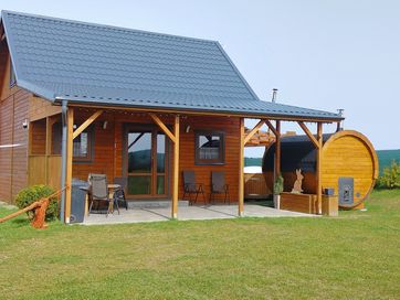 Wolne weekend 10-12 maj domek kaszuby jacuzzi, balia, sauna beczkaGowi