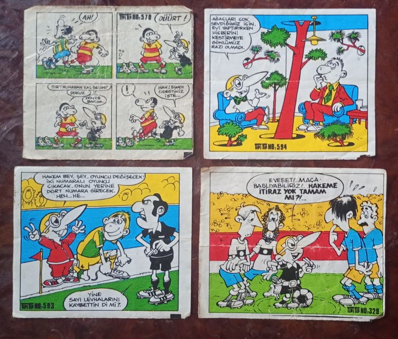 Детские вкладыши от жвачек TipiTip