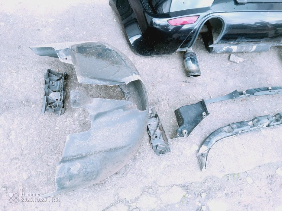 Seat Leon II Cupra FR zderzak tył nadkola tłumik zestaw ms design