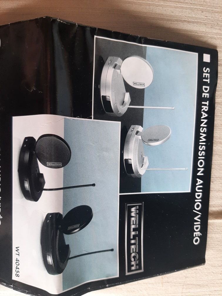Zestaw do transmisji WELLTECH WT 40458 nadajnik odbiornik