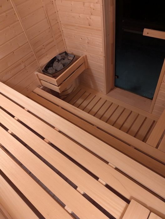 Sauna fińska ogrodowa premium izolowana 8kw