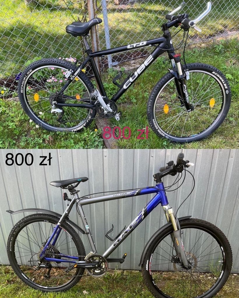 Pakiet rowerów po serwisie