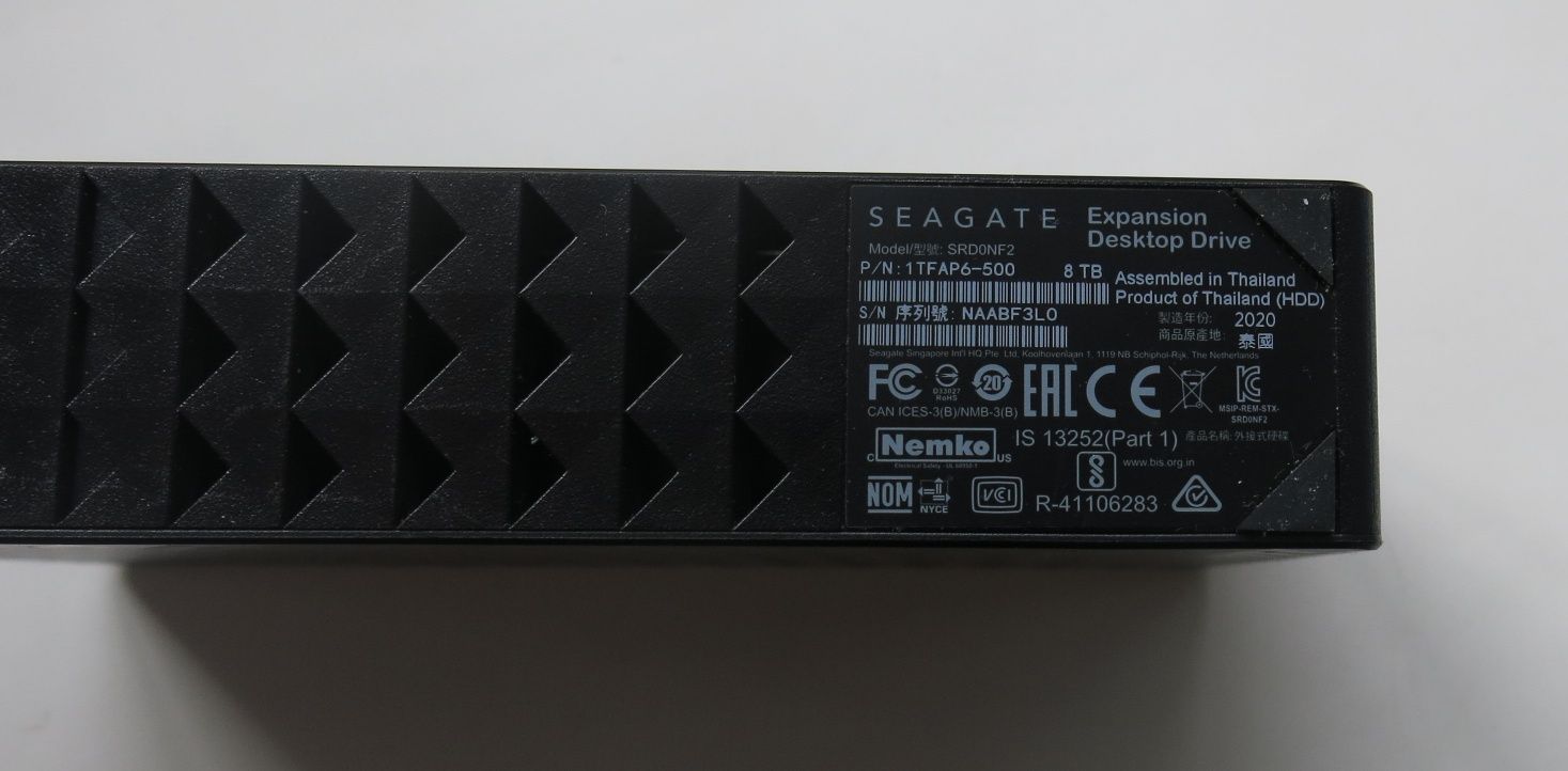 Seagate Expansion Desktop 8TB