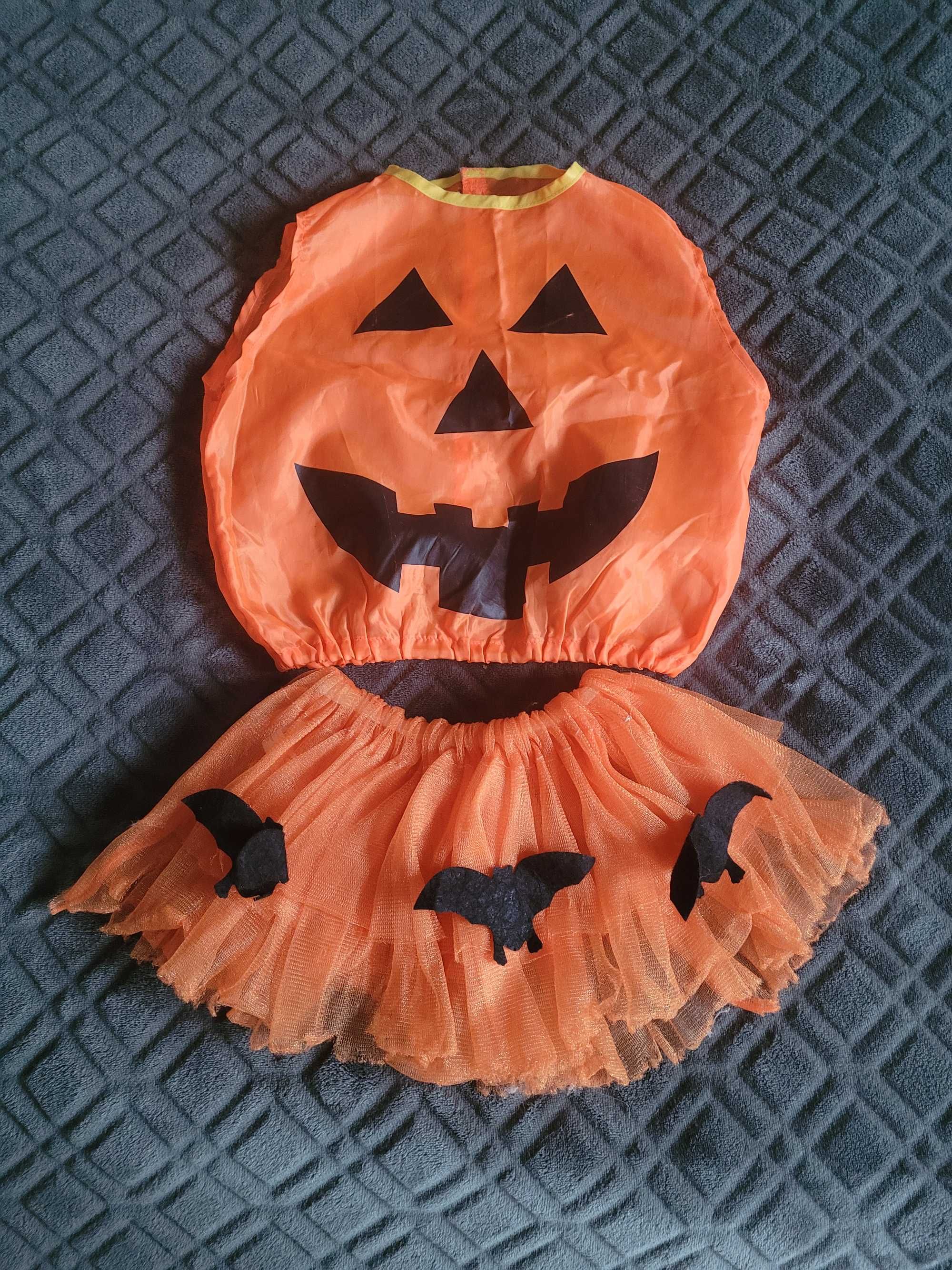 Przebranie dynii, halloween 2-3 latka