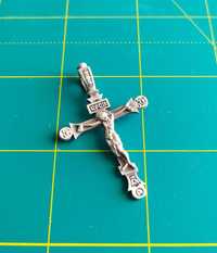 Крест "Спаси и сохрани" серебряный, серебро 925-я проба