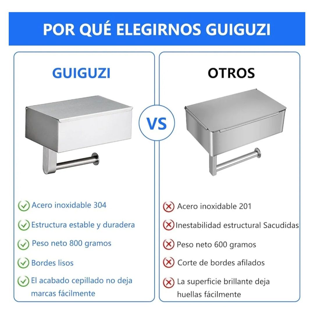 Porta rolos/papel higiénico e toalhitas/papel higiénico húmido - NOVO