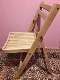 Krzesło drewniane składane