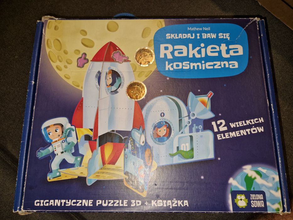 Rakieta kosmiczna gigantyczne puzzle 3D