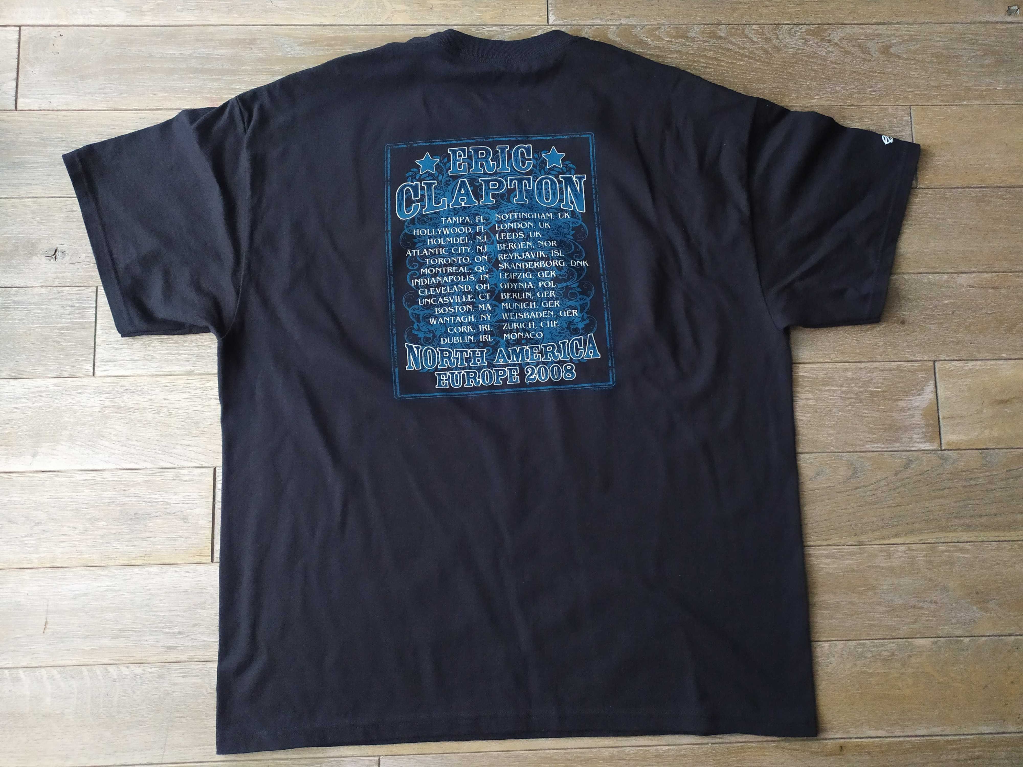 Kolekcjonerski T-shirt Eric Clapton Koncertowa koszulka XL