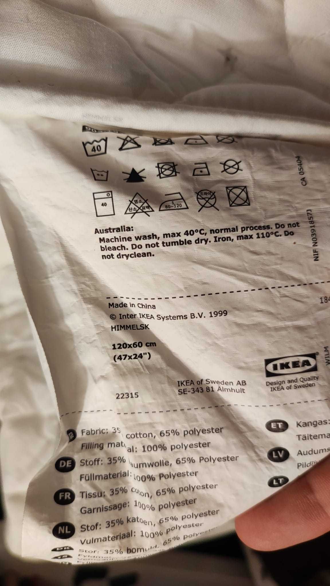 Colchão para berço, proteção de colchão e proteção de berço IKEA