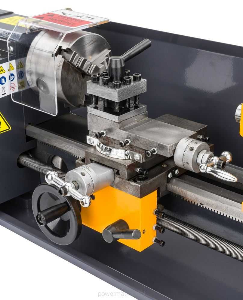 POWERMAT Mini Tokarka Stołowa Do Metalu Drewna 0-2500 Obr./min PM1314