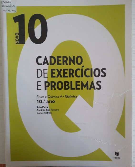 Novo 10 Q - caderno de atividades de quimica 10 ano