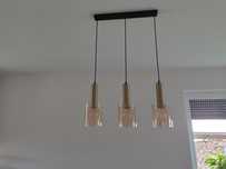 Lampa wisząca złota/czarna